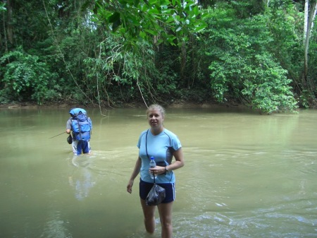 Hiking in the jungle of Beliz, Summer 2006