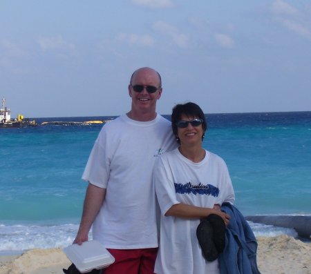 with my girlfriend Mary-Jane in Cancun - March 2006