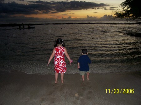 Sunset in Hawaii