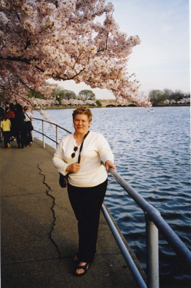 me and cherry blossoms