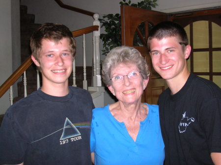 Mom and the boys