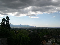 Salt Lake Valley from My Deck