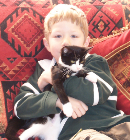 Jack and his new Kitten...