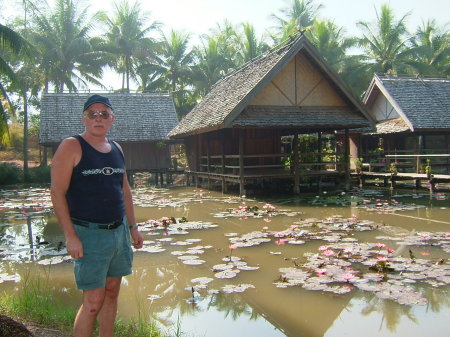 Lotus Garden in Laos