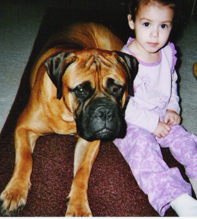 Granddaughter Emily & My Puppy Lizzie