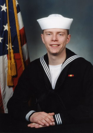 Our son Anthony, all grown up and in the Navy!!!