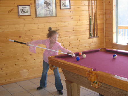 Kenzie Shooting pool