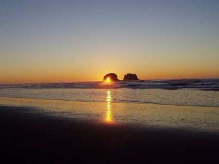 Sunset - Twin Rocks