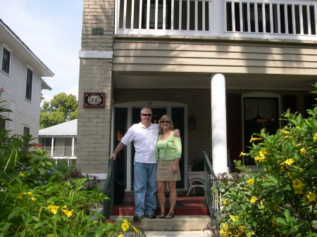 Mark and I at a B&B in St. Augustine