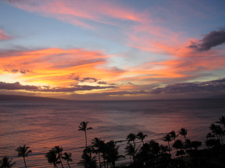 Kaanapali Beach "Sunset in Living Color"