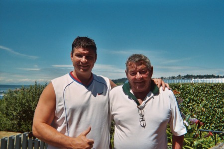 My father and I in Des Moines 06