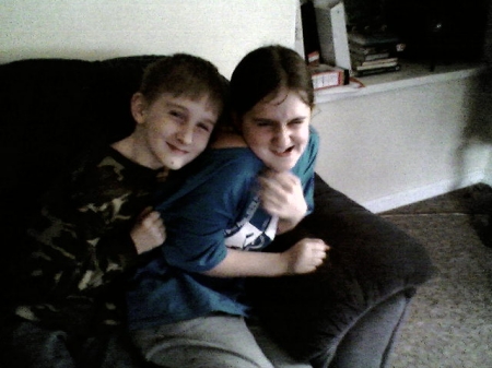 My kids Zach and Katie