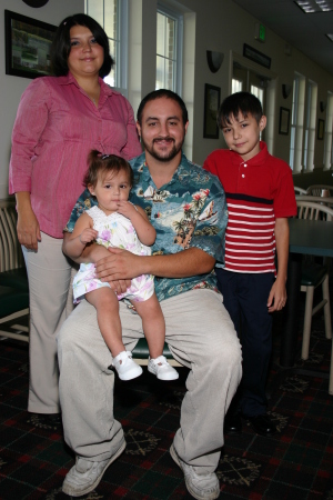 My youngest son Corey  Abood and his family