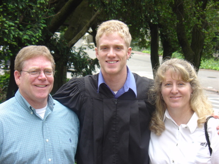 Kevin's graduation from CAL-- Go Bears !!