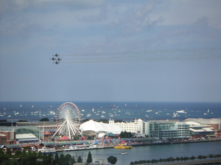 Chicago Air and Water Show from Home