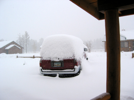 Our cabin in March 2006