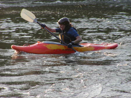 Kayaking on Lehigh river