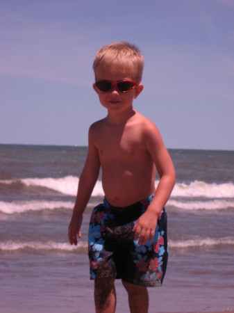 Jack on the beach