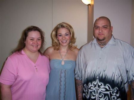 Me and George with LeAnn Rimes 05/2005