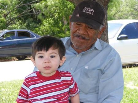 My baby boy and my Grandpa