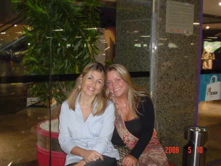 Me with my friend Anna Christina, Rio Brazil