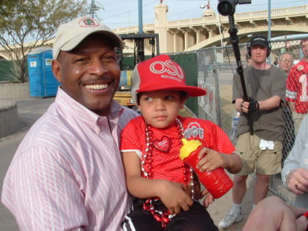 Ohio State Alum Archie Griffin and my son