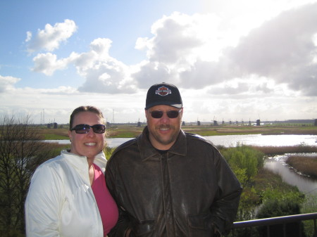 My Dad and I in Holland