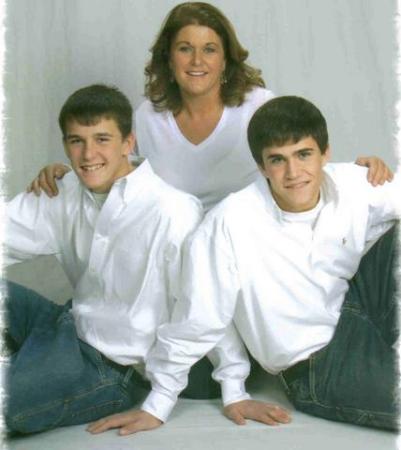 Mom and sons