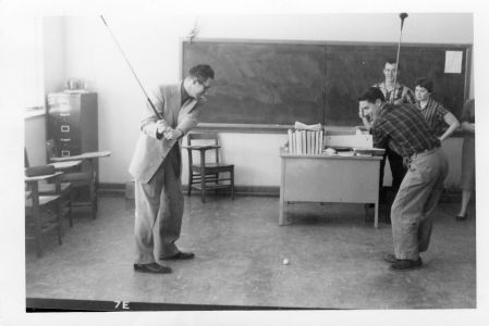 Mr Wheelers 12th grade English class, 1958