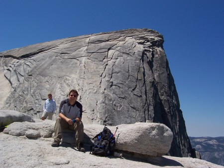 Base of the cable section Half Dome