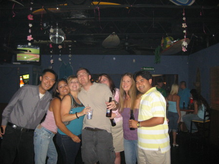 The gang at Eddie Bahama's Jax Beach