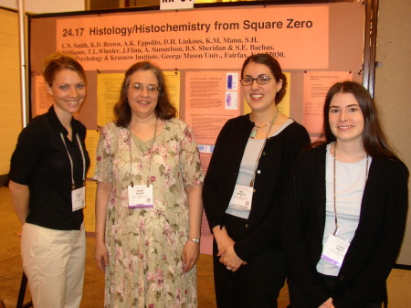 Susan with students