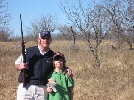 Luke (10) and Trey shooting stuff