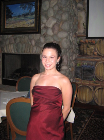 Daughter Christy at Prom 2007