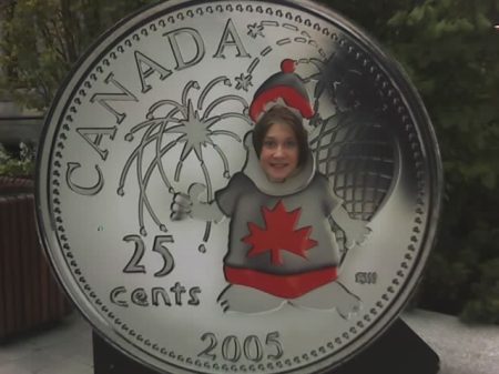 Natalie at the Canadian Mint