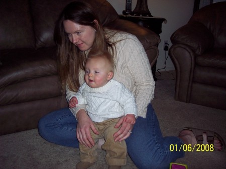 Nolan with Mom at 10 Months