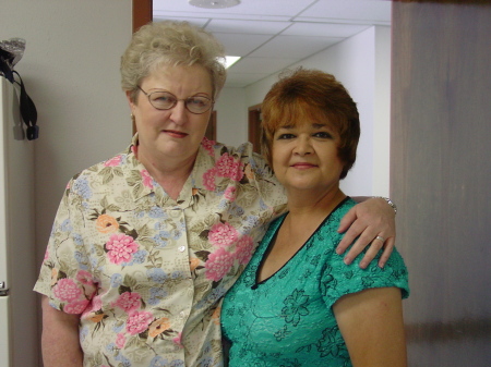 Barbara Edwards Maxwell with Donna English Holliman