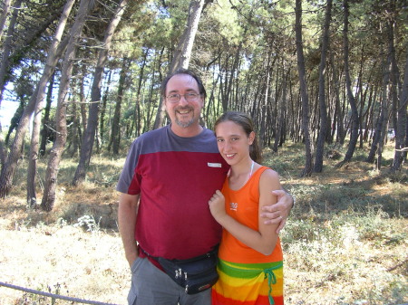 with my daughter Veronica (13)