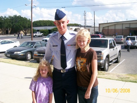my oldest stepson, Bryan, joined the Air Force