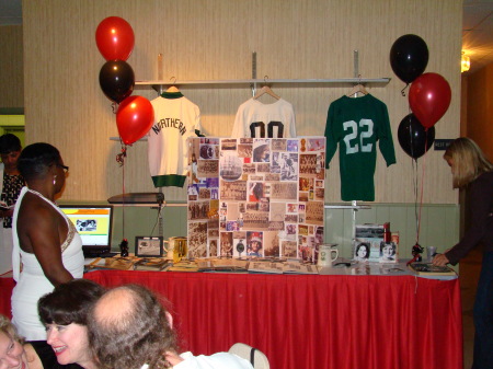 Class of '77 30th Reunion Memororabilia Table