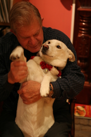 My Dad and my dog