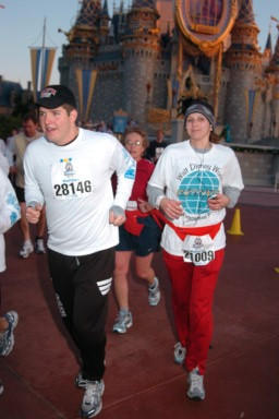 Disney World Half Marathon Action Shot