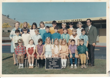 Mrs. Jacobson, 4th Grade, 1970-1971