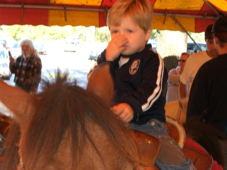 Our fist horsey ride!