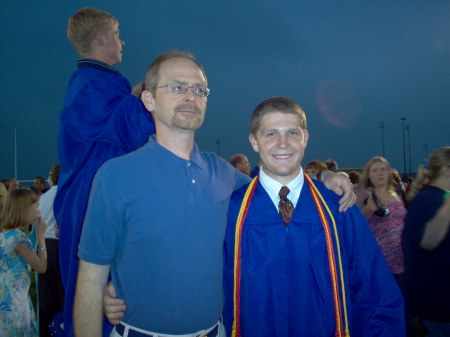Carl & Brett at High School Graduation