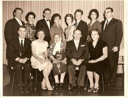 The Levin Family in 1958.