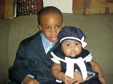 zion & soleil dressed for church