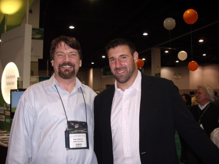 Kirk and Mike Vrabel of the New England Pats