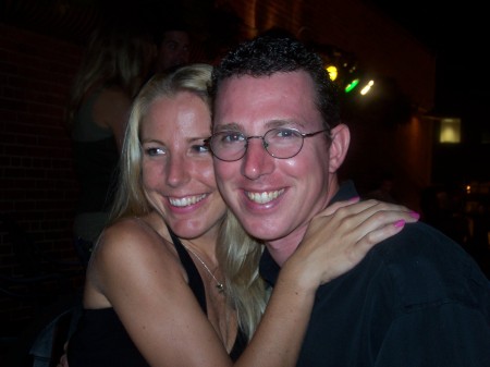 My wife & I on a night out with some friends (Aug. 06)