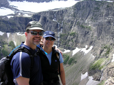 Cathy & I at Glacier National Park